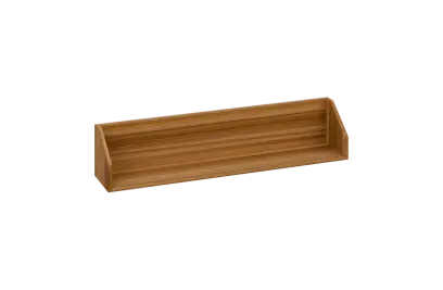 CPA 1 - 120 police na zeď, deska 18 mm, 240x1200x240, ořech světlý